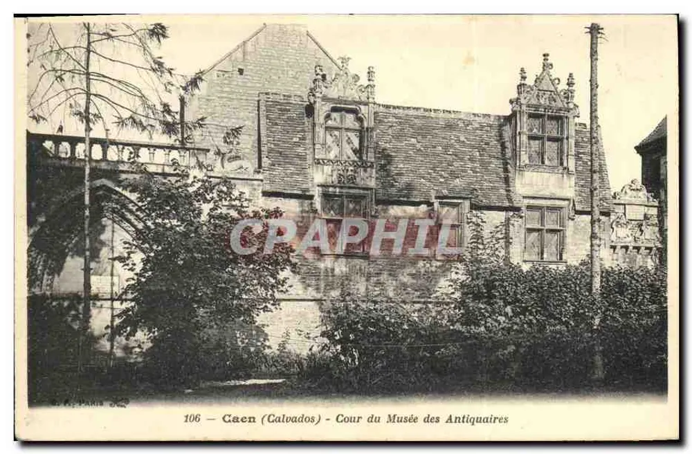 Caen (Calvados) — Cour do Museu dos Antigos — G. F. Paris, n° 106 - Frente