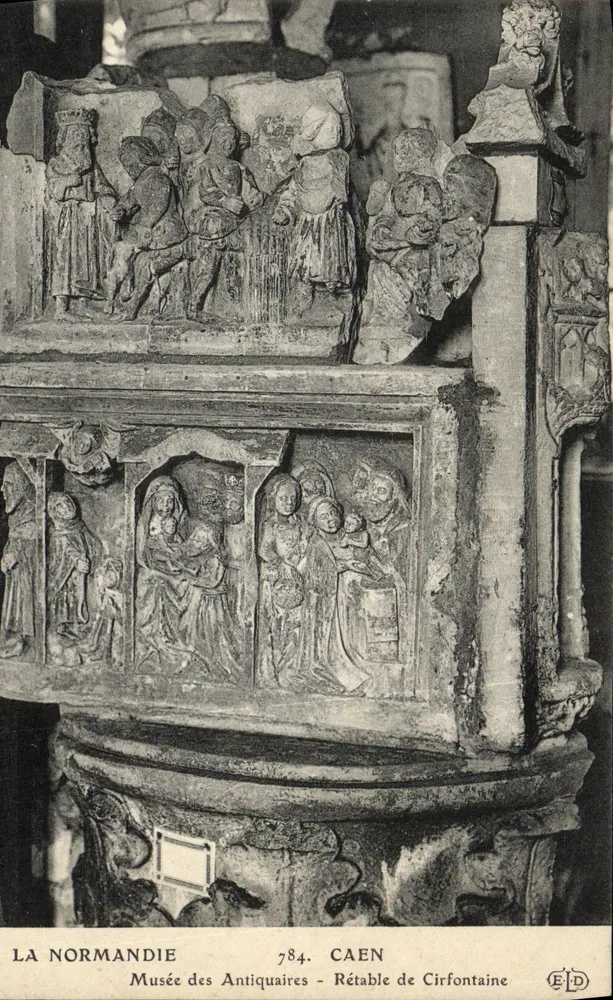 Altarbild von Cirfontaine — Museum der Antiquarier — Caen - Vorderseite