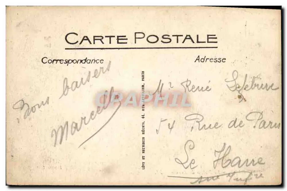 CAEN - El Palacio de Justicia — Libois, Edlt., Caen - Reverso