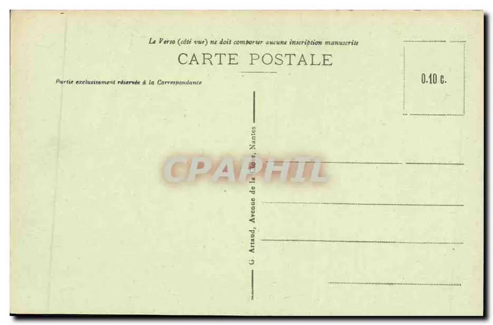 Caen - Platz der Casernes - Denkmal der Mobiles 1870-71 - Rückseite
