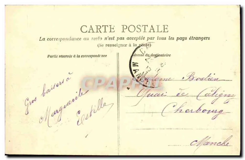 Caen — A Praça Fontette — L.D. — Impressora - Verso