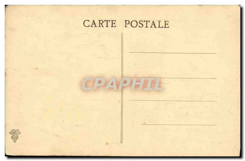 Caen — Praça Fontette e o Tribunal — Edit. G. Livet - Verso