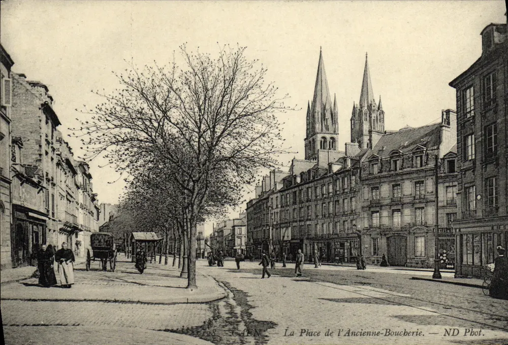 Gagnes — A Praça da Velha Carneira — ND Phot. - Frente