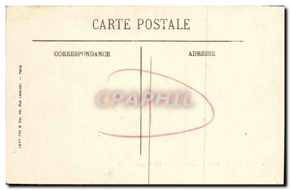 Caen — Place Alexandre III und Rue St-Jean — LL. n°204 - Rückseite