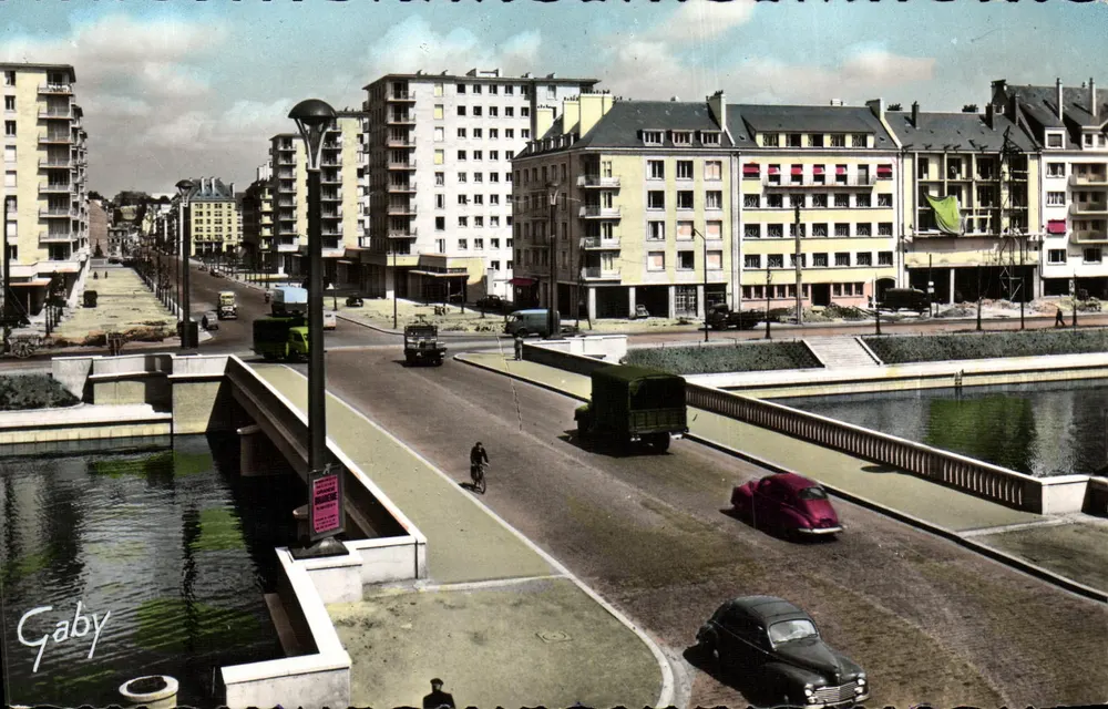 Caen (Calvados) - Brücke Churchill und Avenue du 6. Juni — Editions Gaby, n°50 - Vorderseite