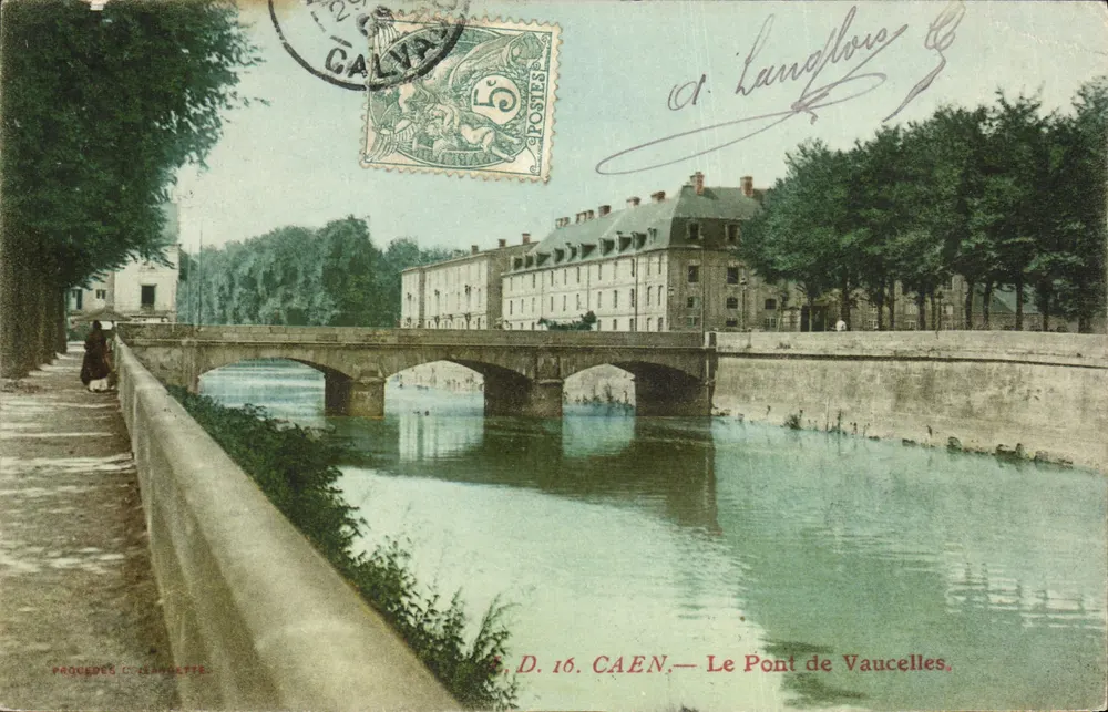 CAEN — O Ponte de Vaucelles — PROCÈDES D'ÉLANNETTE, n° D.16 - Frente