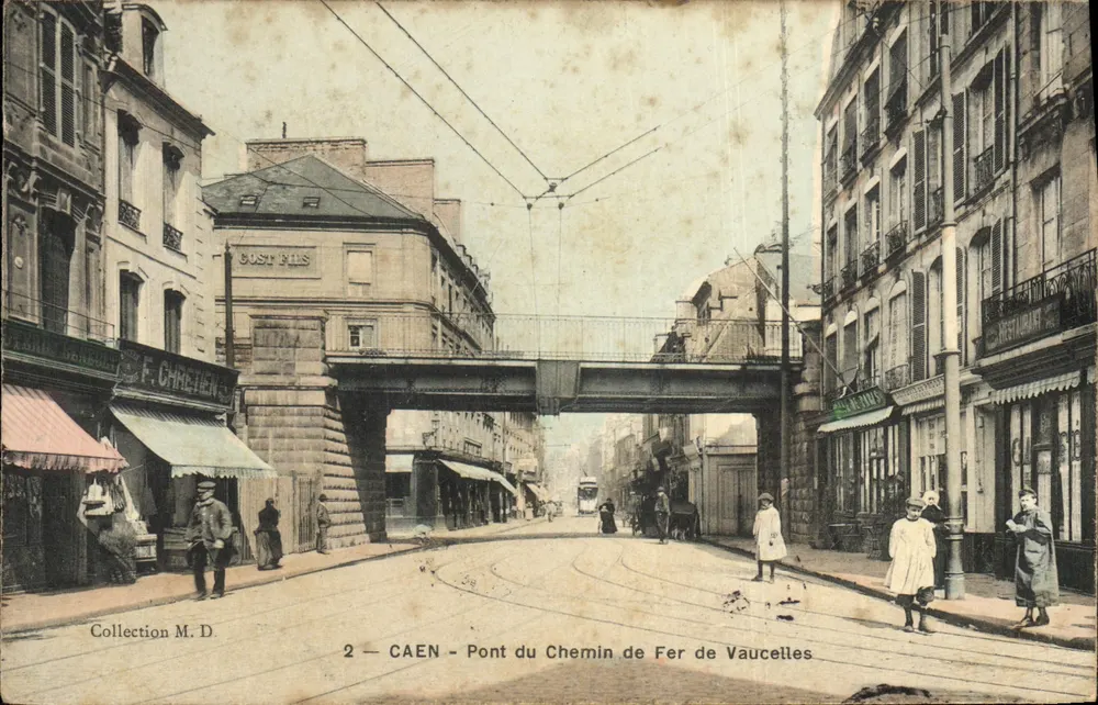 Caen — Pont do Caminho de Ferro de Vaucelles — Cost Fils, editor n°2 - Frente
