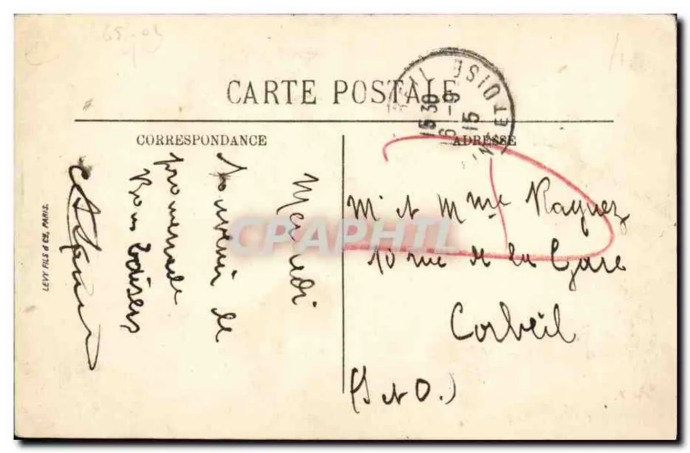 CAEN — O Ponte do Anel — LL. - Verso