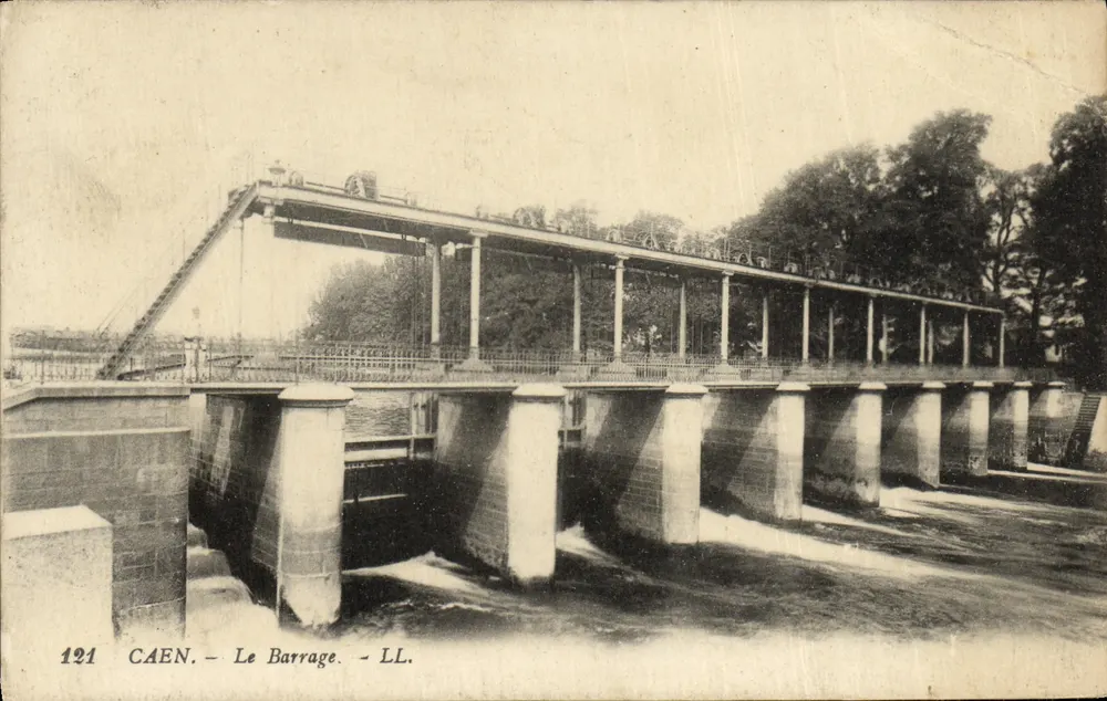 CAEN — Le Barrage — LL. — n° 121 - Frente