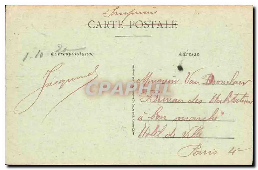 Caen — Die Orne und die Passerelle - Kasernen Hamelin — Verleger: , Nr. 100 - Rückseite
