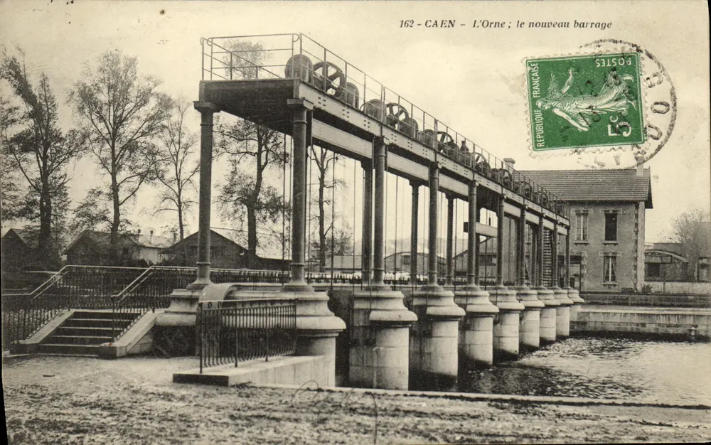 CAEN - L'Orne ; le nouveau barrage — éditeur inconnu, n° 162 - Frente