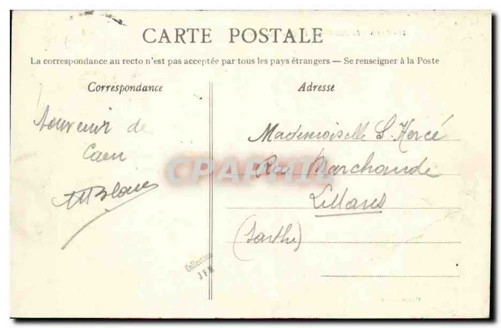 Caen — Der Flusskai - Quai Vendeuvre — Sammlung LD - Rückseite