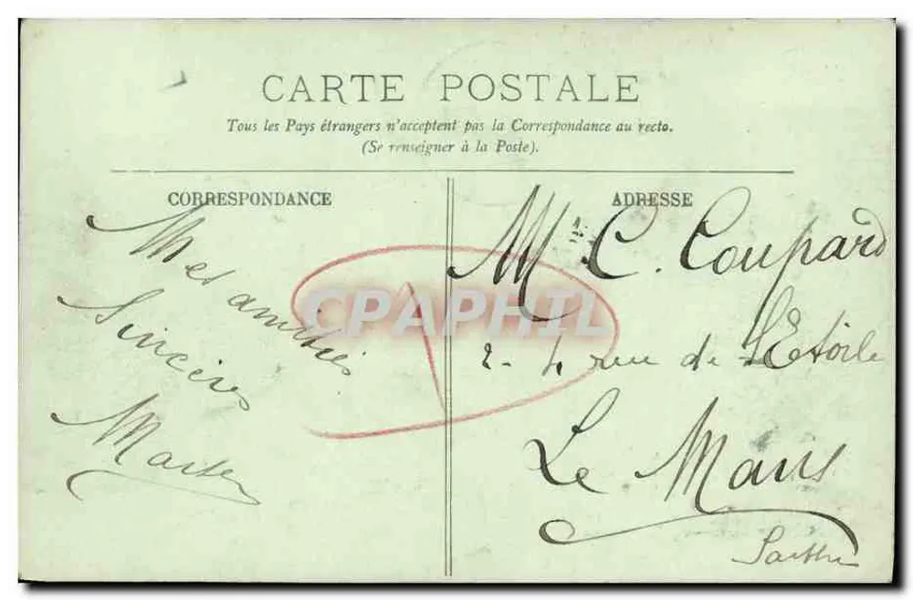 CAEN — Vista del Porto — LL. n°149 - Verso