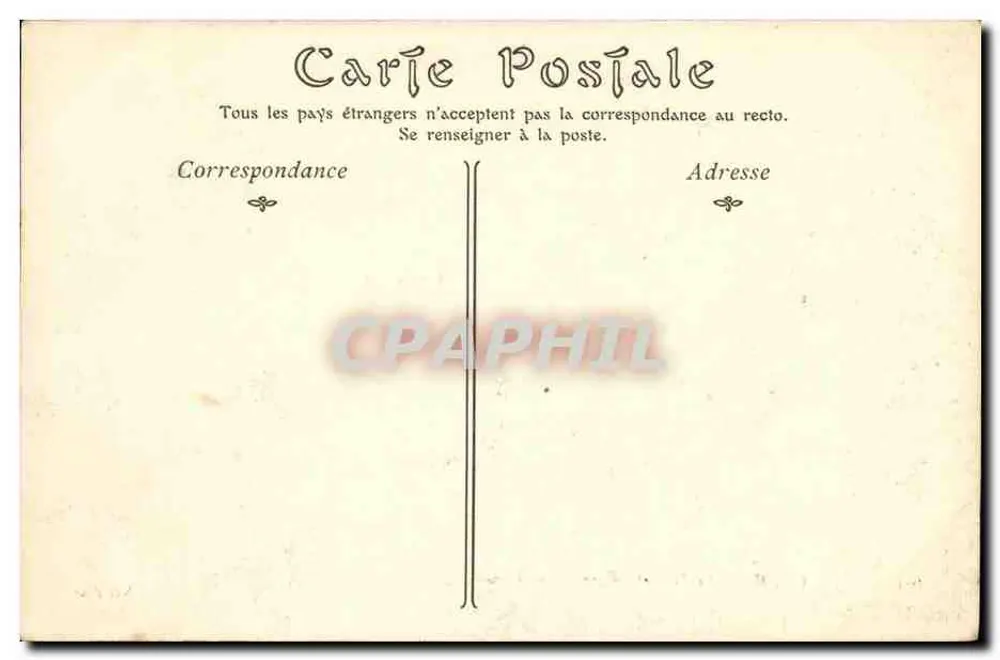Caen — Der Hafen und die Kirche der Dreifaltigkeit — ND Phot - Rückseite