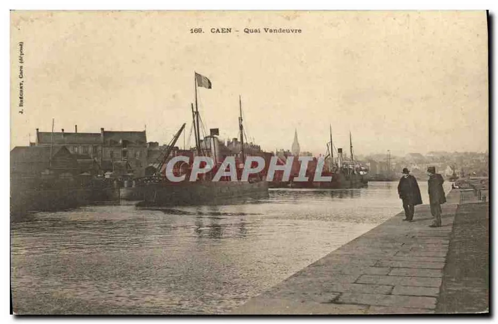 Caen - Quai Vandevuvre — J. Baudouin, Caen (Klipsoh) — n° 169 - Frente