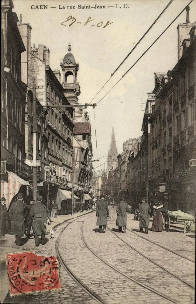 CAEN — Straße Saint-Jean — L.D. - Vorderseite