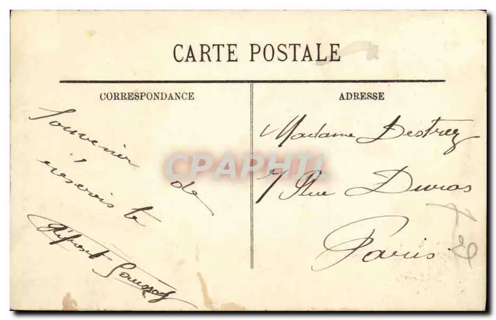 Caen — Rua e Igreja de São Pedro — LL. n°38 - Verso