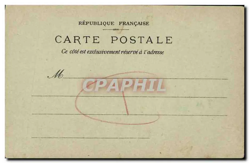 Caen — Vieille Rue — éditeur Chocolat de la Cie Coloniale, n°28 - Verso