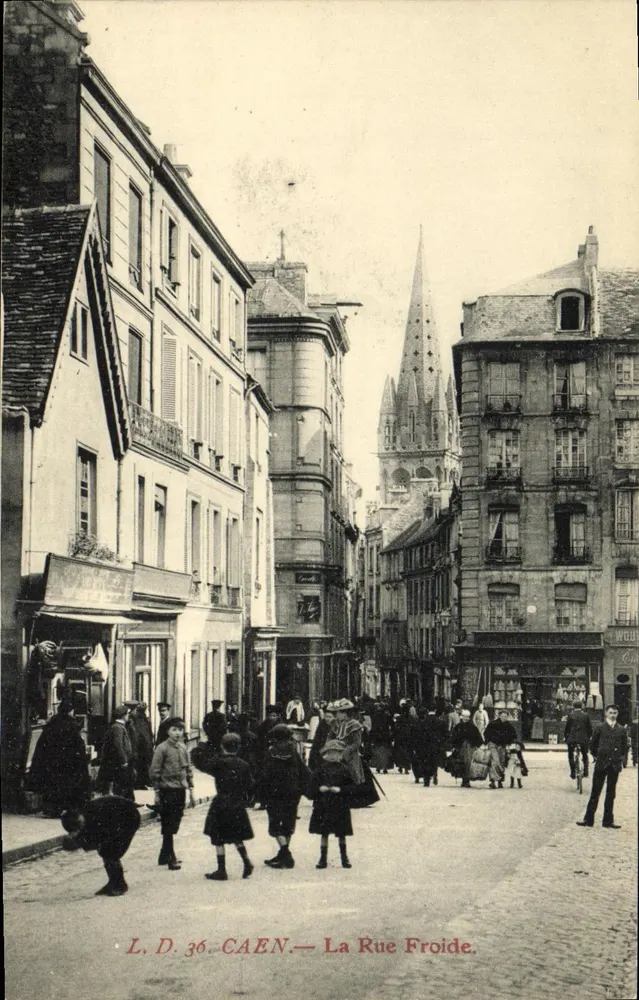 Caen — A Rue Froide — L.D. 36 - Frente