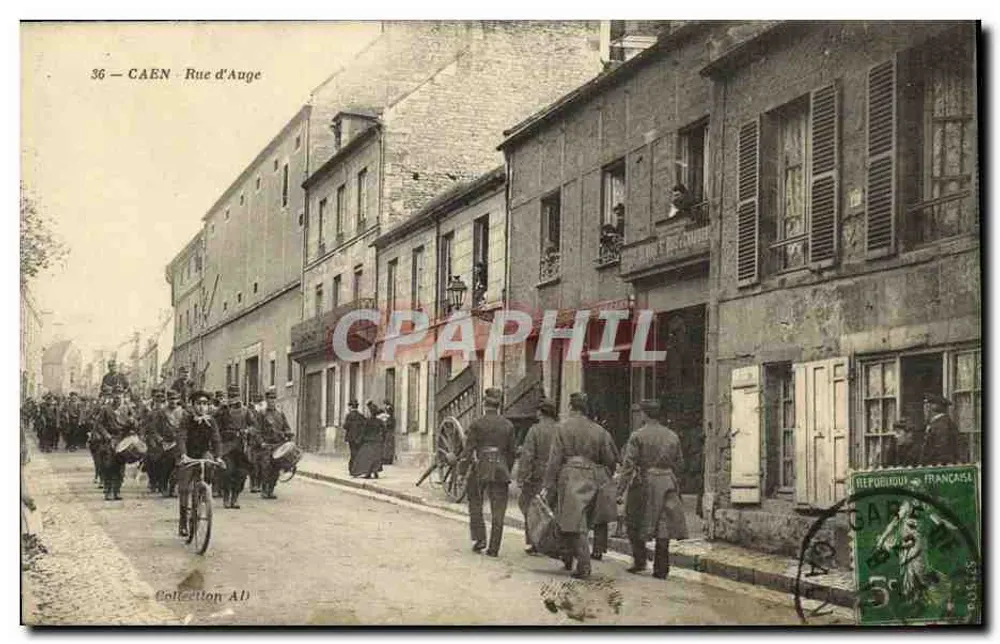 CAEN — Rue d'Ange — unbekannter Verleger, Nr. 36 - Vorderseite