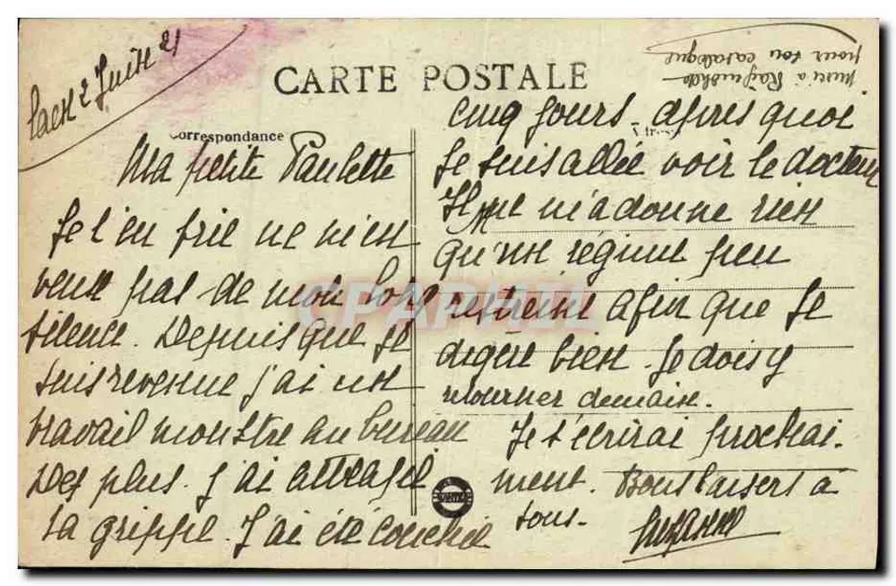 Caen — Rua e Igreja de São Pedro — Craphil - Verso