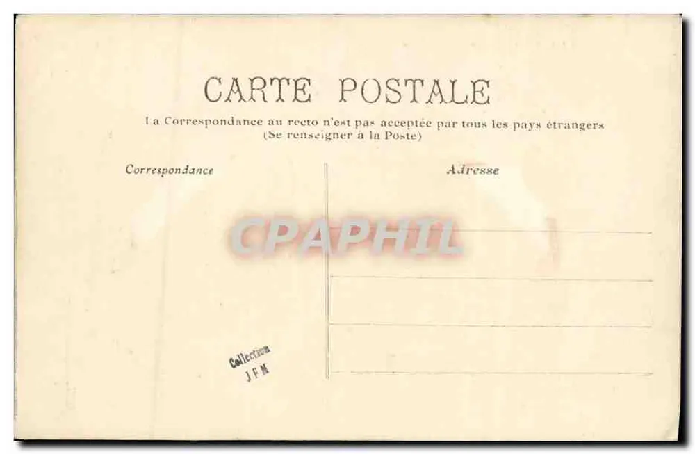 Caen - A Rue St-Jean — vista da rua com a catedral no fundo — editor Dipont, n° 157 - Verso