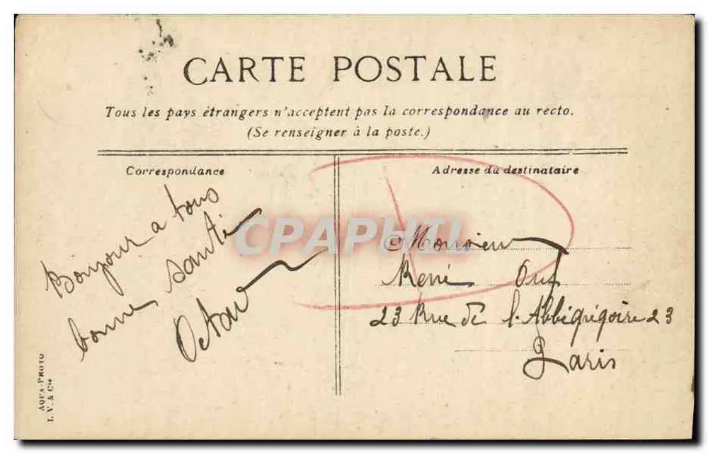 Torre da Citadelle em Caen — editor AQUA PHOTO I. V. & Cie - Verso