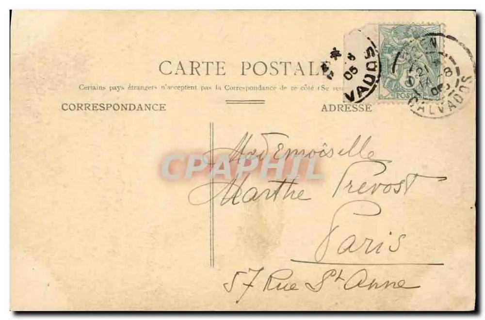 Caen — La Torre dei Gens d'armes — I.D. 28, edita da CAEN - Verso