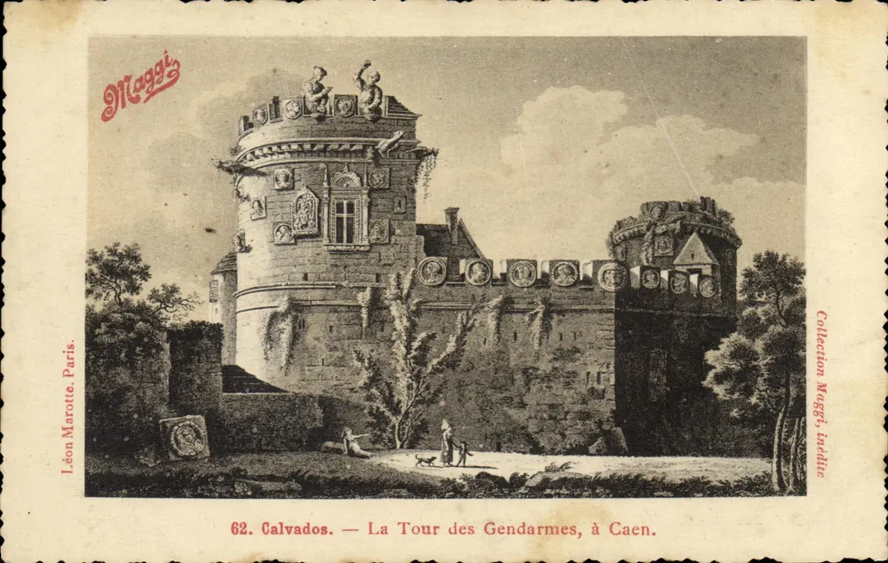 Wachturm in Caen — Calvados — Verlag Léon Marotte, Paris, Nr. 62, Sammlung Maggi - Vorderseite