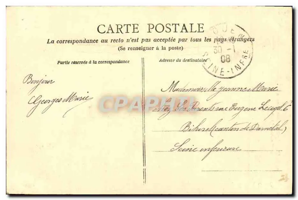 Gaën — Torre dos Homens de Armas — L. D. — editor L. D. - Verso