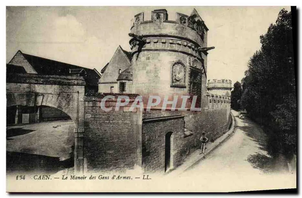 CAEN — O Château dos Homens de Armas — LL. — n° 134 - Frente