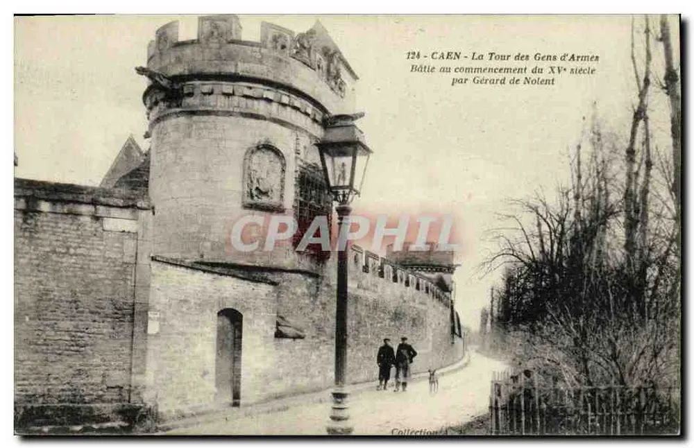 Caen — Turm der Krieger — Errichtet am Anfang des 15. Jahrhunderts von Gérard de Nolent - Vorderseite