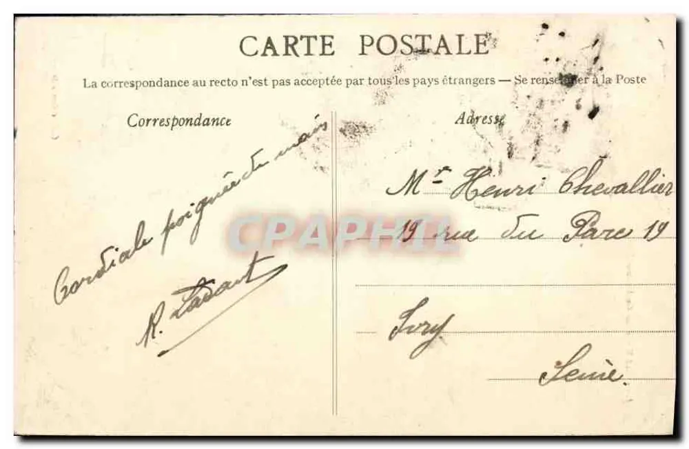 CAEN - Torre Guillaume-Leroy — editor desconhecido, n° de série 125 - Verso