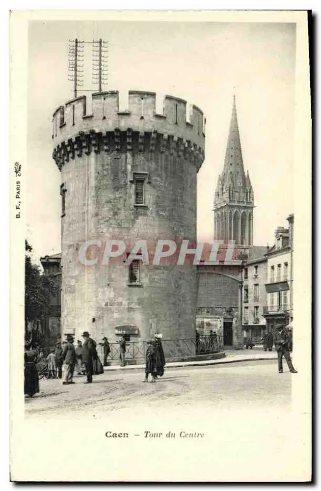 Caen — Torre do Centro — B. F. Paris - Frente