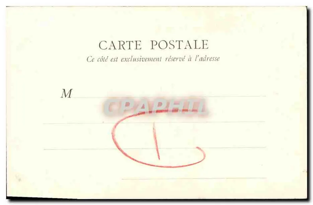 Caen — Torre do Centro — B. F. Paris - Verso
