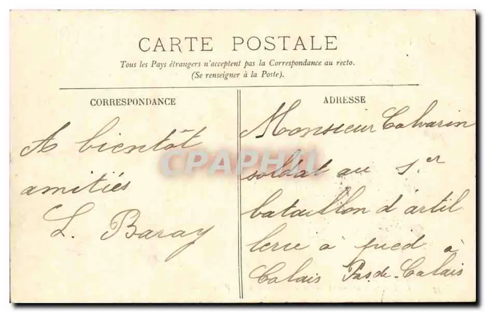 Caen — La Tour Leroy und der Turm von Saint-Pierre — LL. - Rückseite