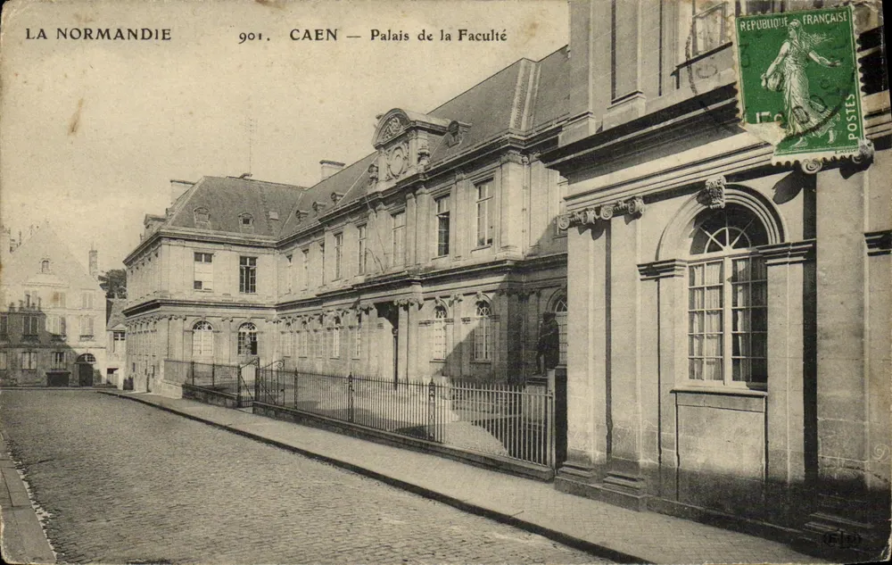 Caen — Palais de la Faculté — éditeur LA NORMANDIE, n° 901 - Frente