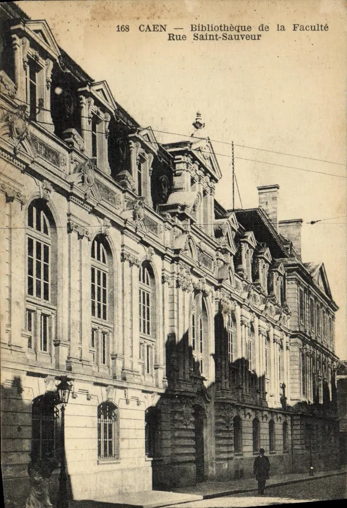 Caen — Bibliothek der Fakultät — Rue Saint-Sauveur - Vorderseite