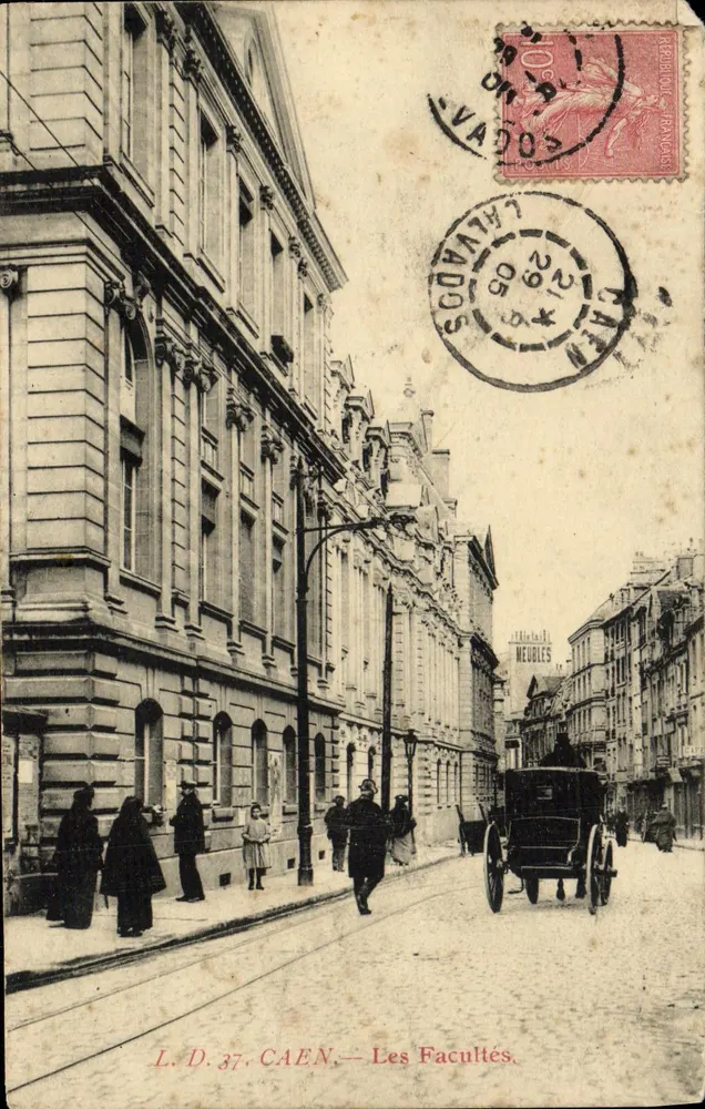 Caen — As Faculdades — L.D. 37 - Frente