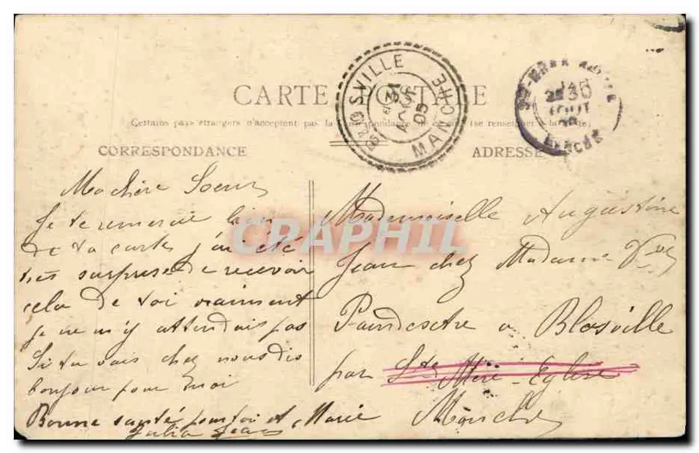 Caen — As Faculdades — L.D. 37 - Verso