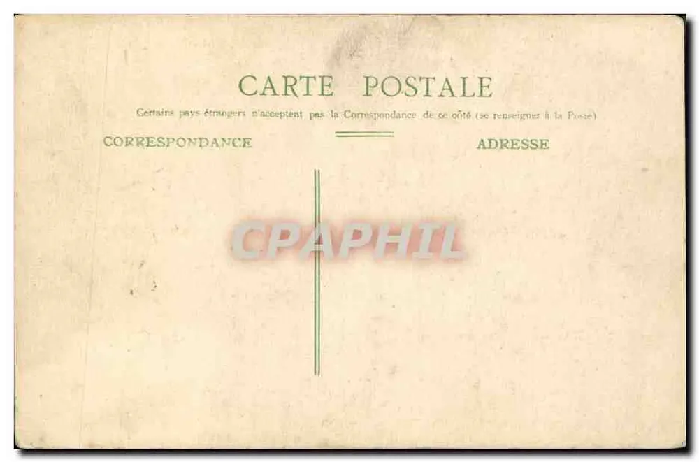 Caen — Les Facultés — L.D. 37, éditeur PROCÉDÉS C. JEANGETTE - Verso