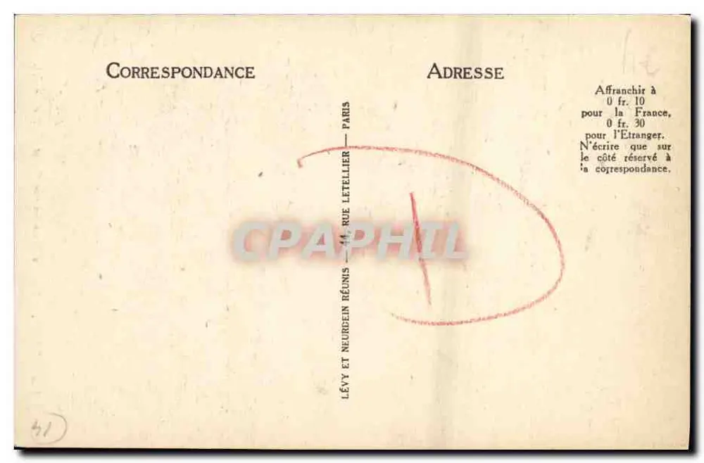 CAEN - Alte Häuser in der Straße Saint Pierre — Verlag L.L. n°175 - Rückseite