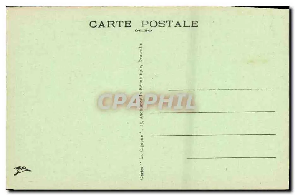 Caen — Alte Häuser der Rue Saint-Pierre — Verlag NANO - Rückseite