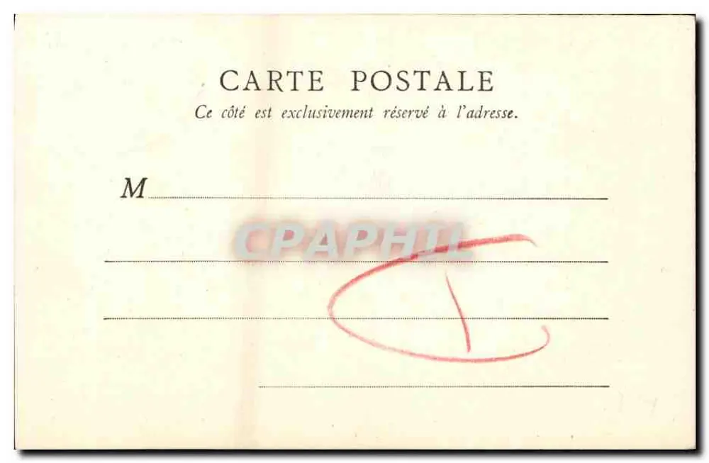Alte Häuser in der Saint-Pierre-Straße — Caen — B. F., Paris - Rückseite