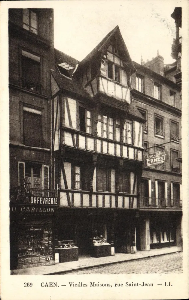 Caen — Alte Häuser, rue Saint-Jean — L.L. — n°269 - Vorderseite