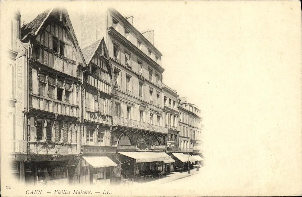 Caen — Velhas Casas — LL. — Editora LL. n°12 - Frente