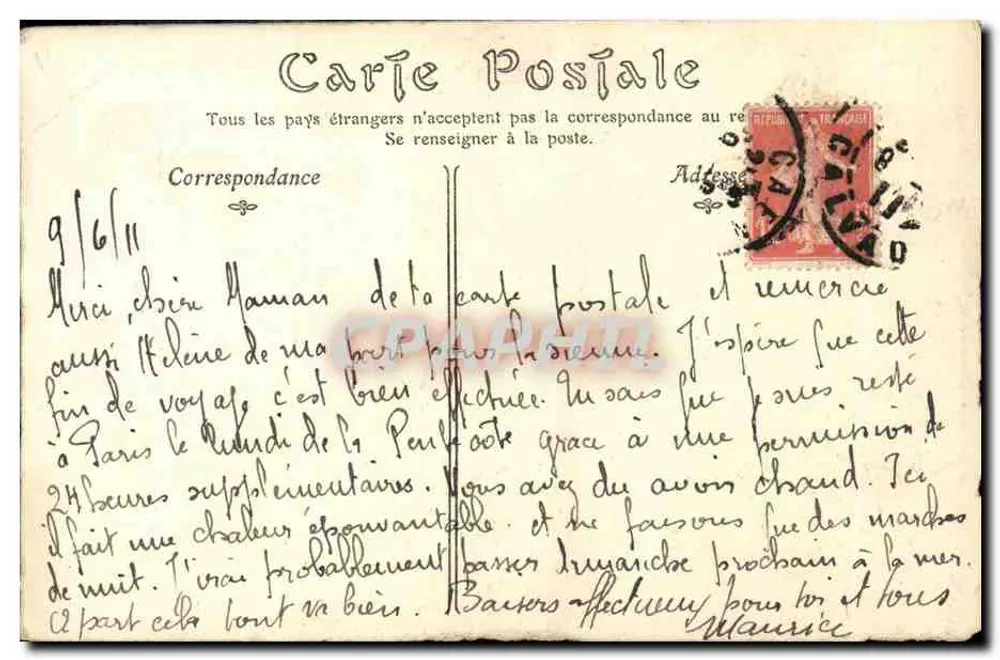 Caen — Maison dite des Templiers — ND Pbol. - Verso