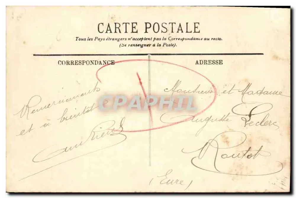 CAEN - Panorama vom Alten St-Étienne - LL. - n°51 - Rückseite
