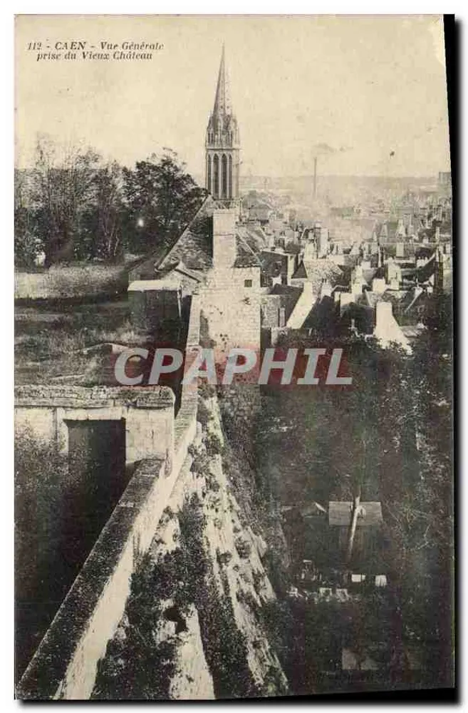 Caen — Allgemeine Ansicht vom Alten Schloss aus - Vorderseite