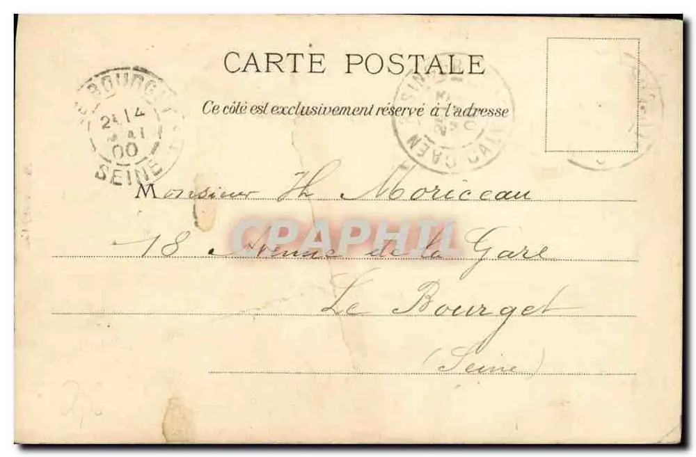 CAEN — Panorama — Phot. Péret, Caen - Verso